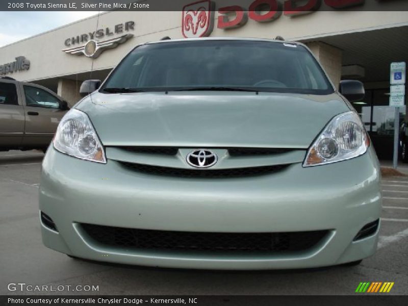 Silver Pine Mica / Stone 2008 Toyota Sienna LE