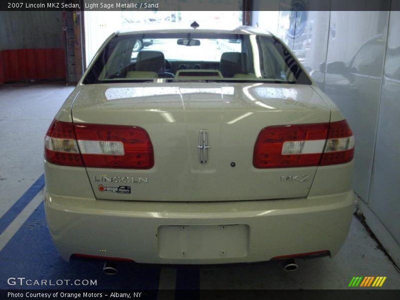 Light Sage Metallic / Sand 2007 Lincoln MKZ Sedan