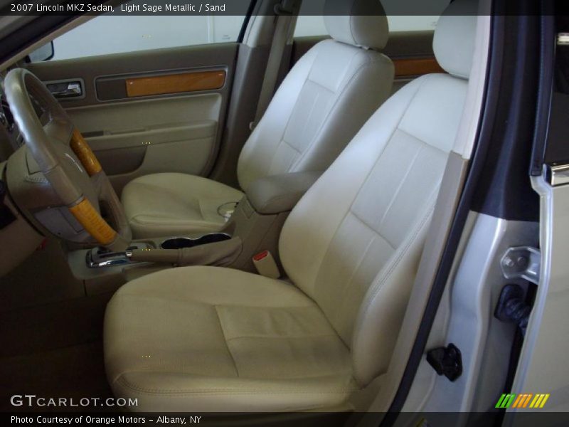 Light Sage Metallic / Sand 2007 Lincoln MKZ Sedan