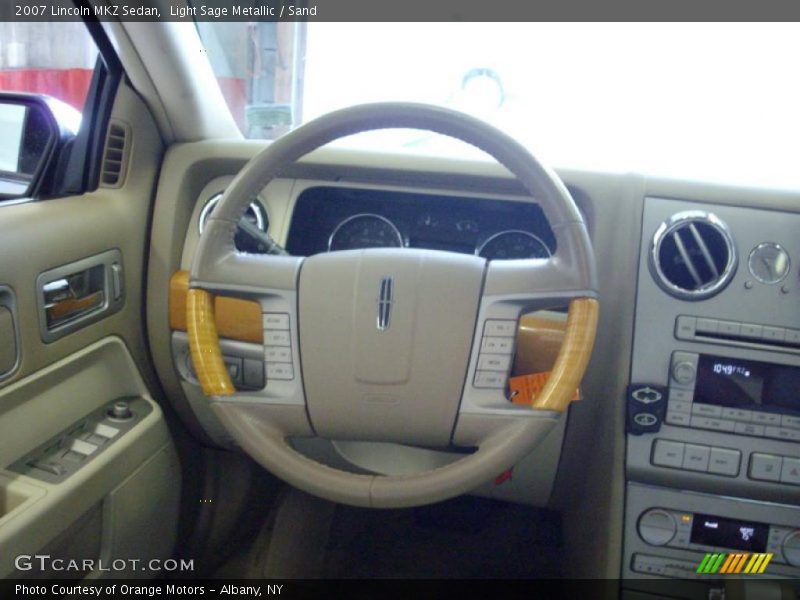 Light Sage Metallic / Sand 2007 Lincoln MKZ Sedan