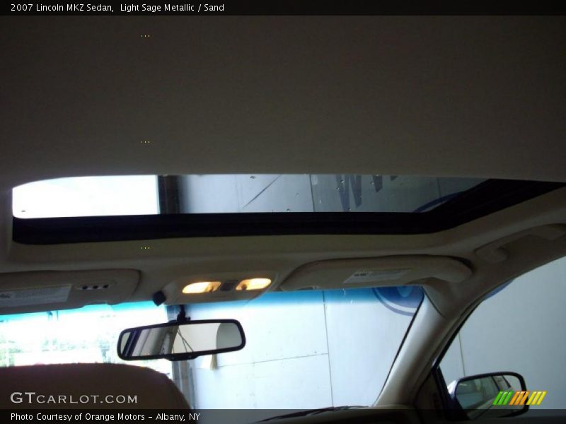 Light Sage Metallic / Sand 2007 Lincoln MKZ Sedan