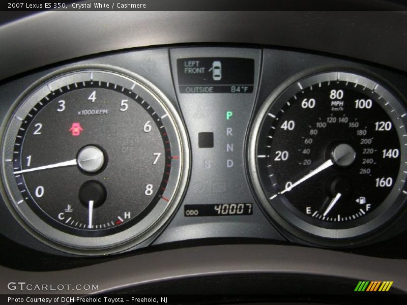 Crystal White / Cashmere 2007 Lexus ES 350