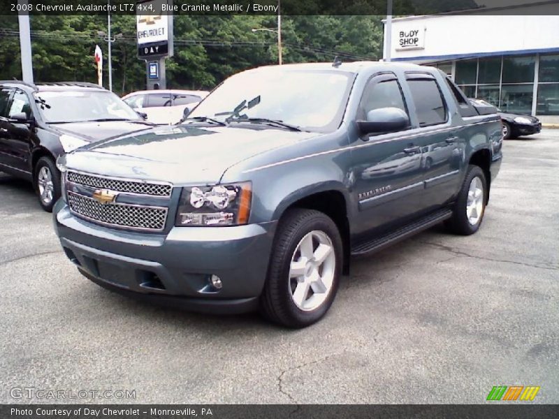 Blue Granite Metallic / Ebony 2008 Chevrolet Avalanche LTZ 4x4