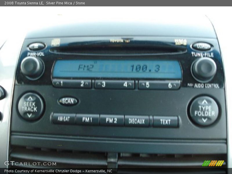 Silver Pine Mica / Stone 2008 Toyota Sienna LE