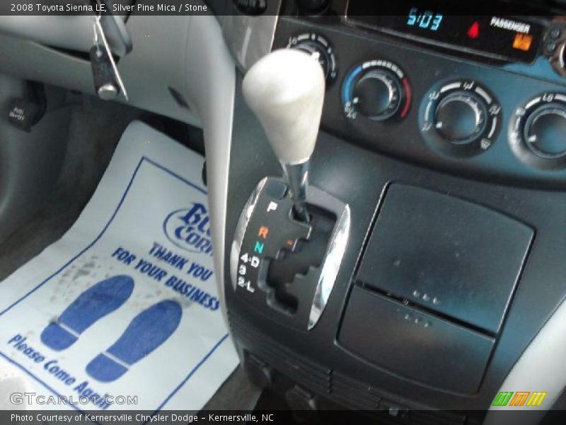 Silver Pine Mica / Stone 2008 Toyota Sienna LE