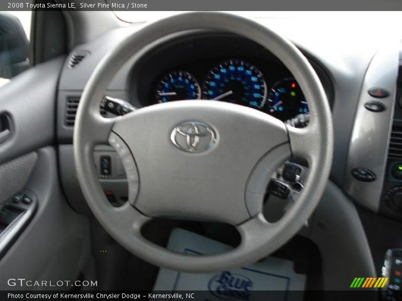Silver Pine Mica / Stone 2008 Toyota Sienna LE