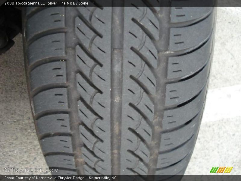 Silver Pine Mica / Stone 2008 Toyota Sienna LE