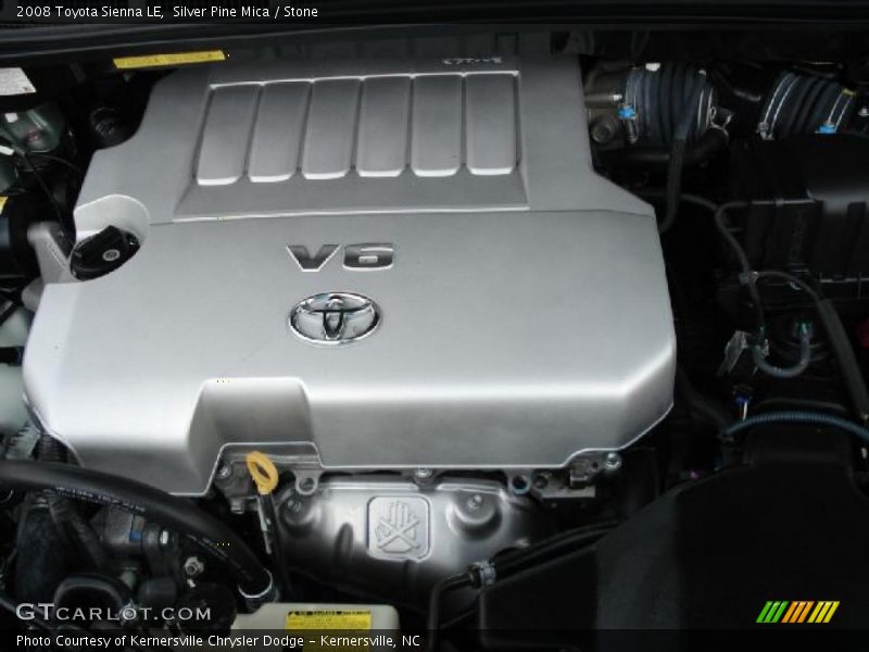 Silver Pine Mica / Stone 2008 Toyota Sienna LE