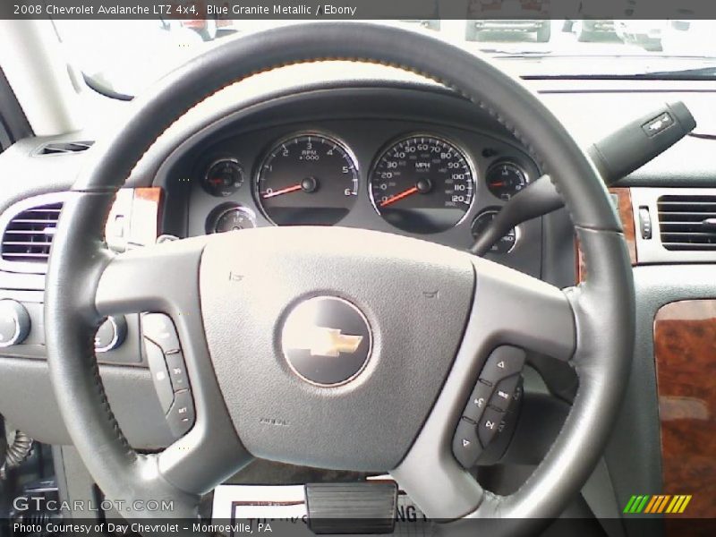 Blue Granite Metallic / Ebony 2008 Chevrolet Avalanche LTZ 4x4