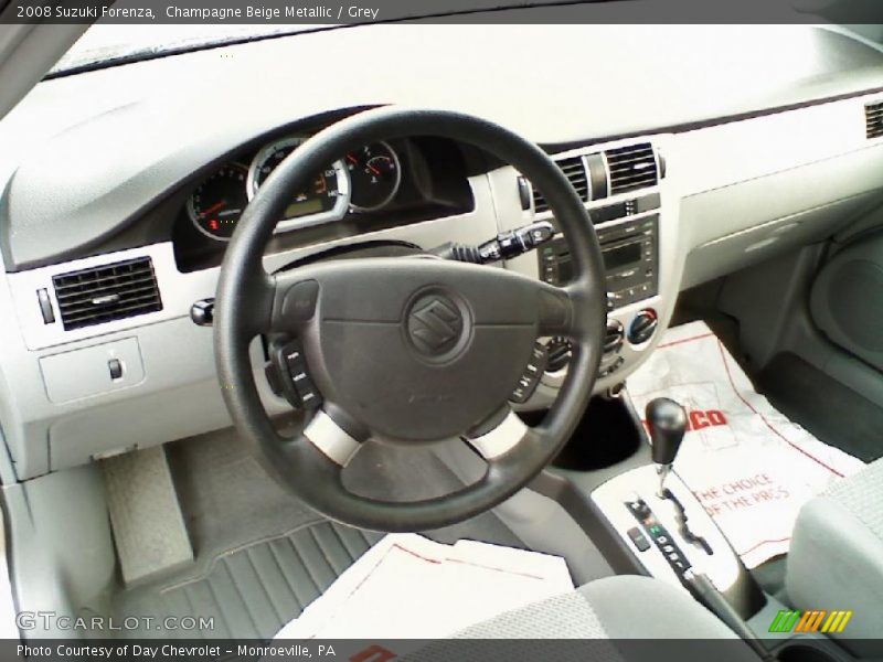 Champagne Beige Metallic / Grey 2008 Suzuki Forenza