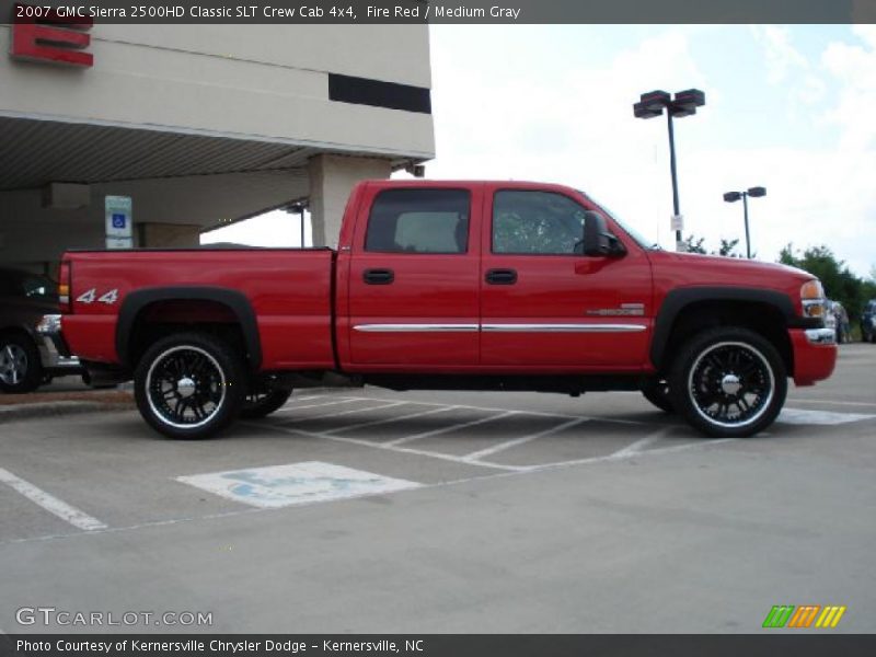 Fire Red / Medium Gray 2007 GMC Sierra 2500HD Classic SLT Crew Cab 4x4