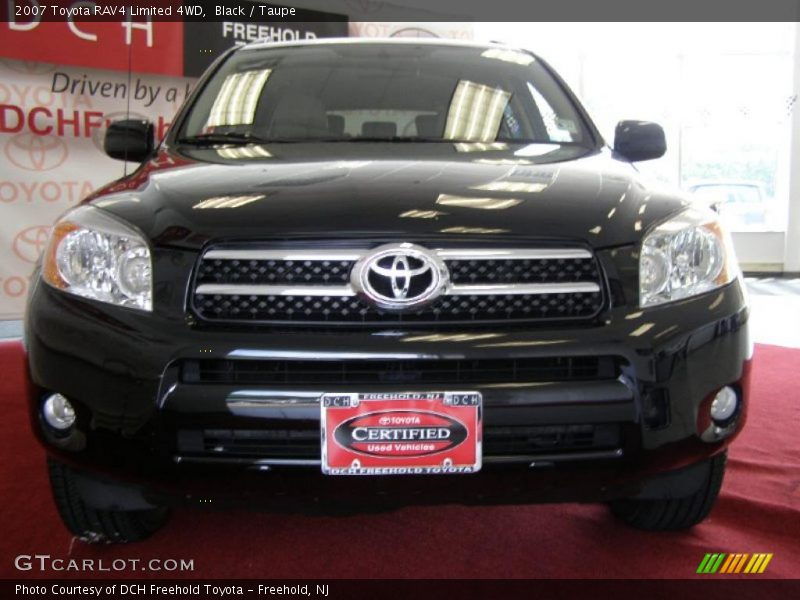 Black / Taupe 2007 Toyota RAV4 Limited 4WD