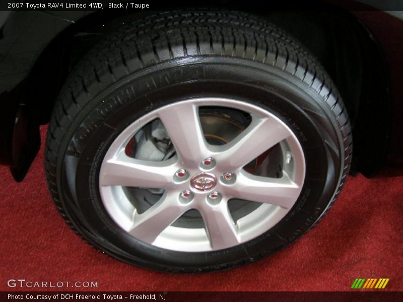 Black / Taupe 2007 Toyota RAV4 Limited 4WD
