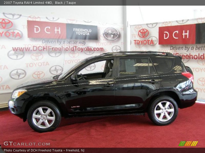 Black / Taupe 2007 Toyota RAV4 Limited 4WD
