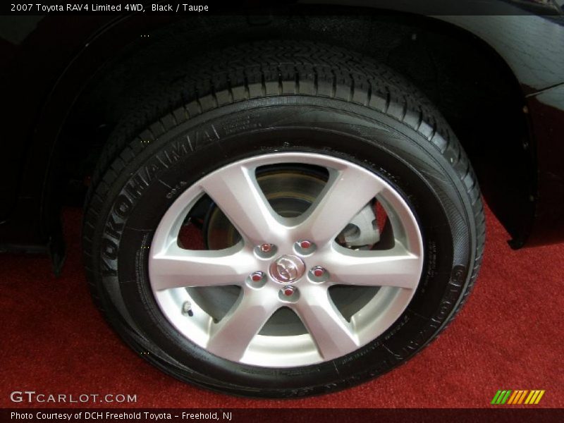 Black / Taupe 2007 Toyota RAV4 Limited 4WD
