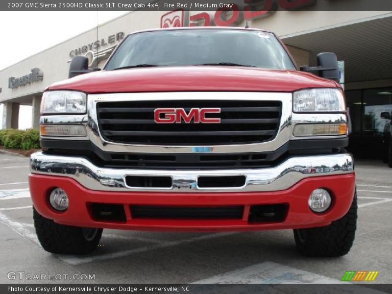 Fire Red / Medium Gray 2007 GMC Sierra 2500HD Classic SLT Crew Cab 4x4