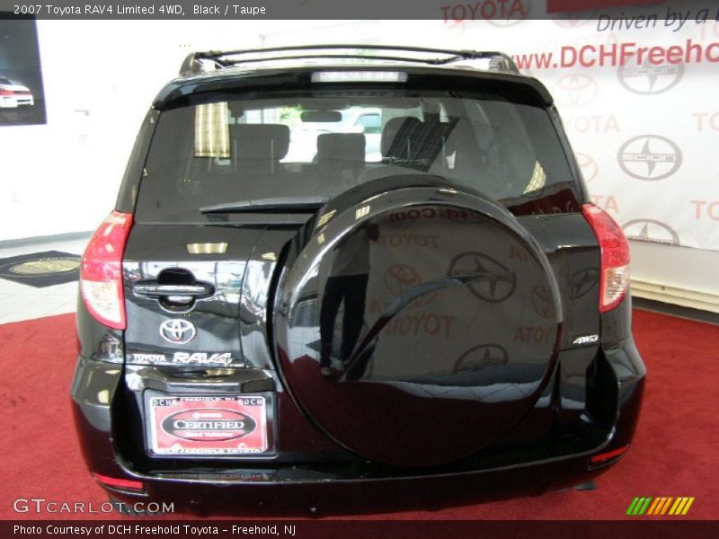 Black / Taupe 2007 Toyota RAV4 Limited 4WD