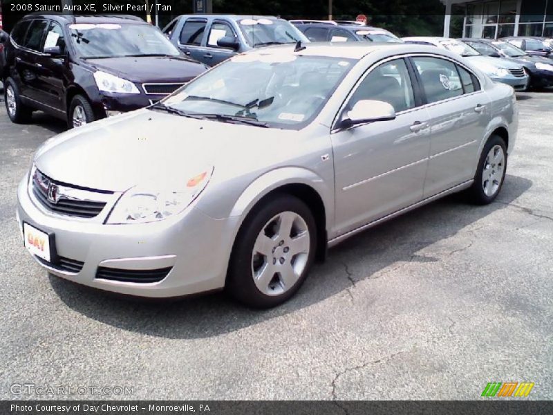 Silver Pearl / Tan 2008 Saturn Aura XE