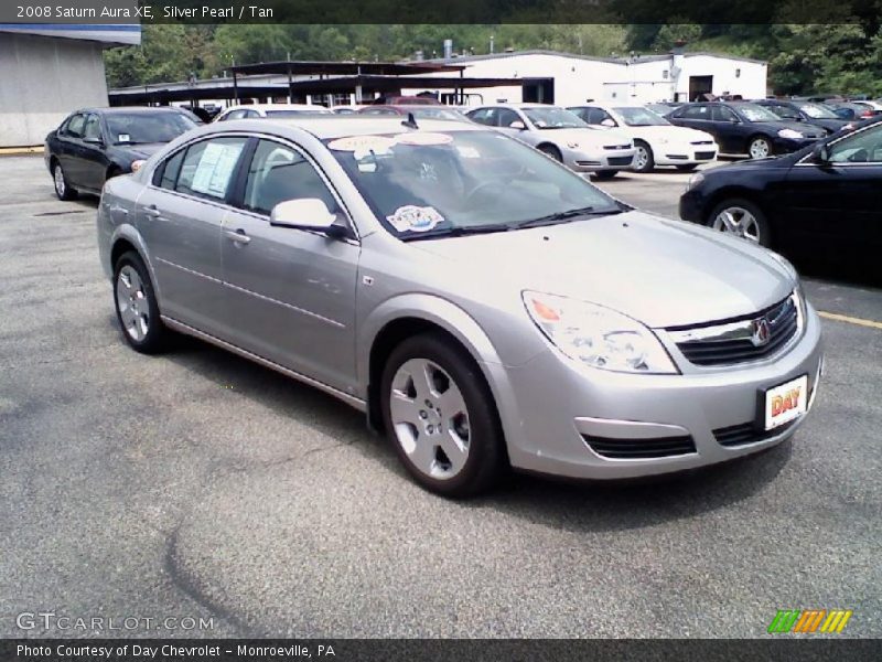 Silver Pearl / Tan 2008 Saturn Aura XE