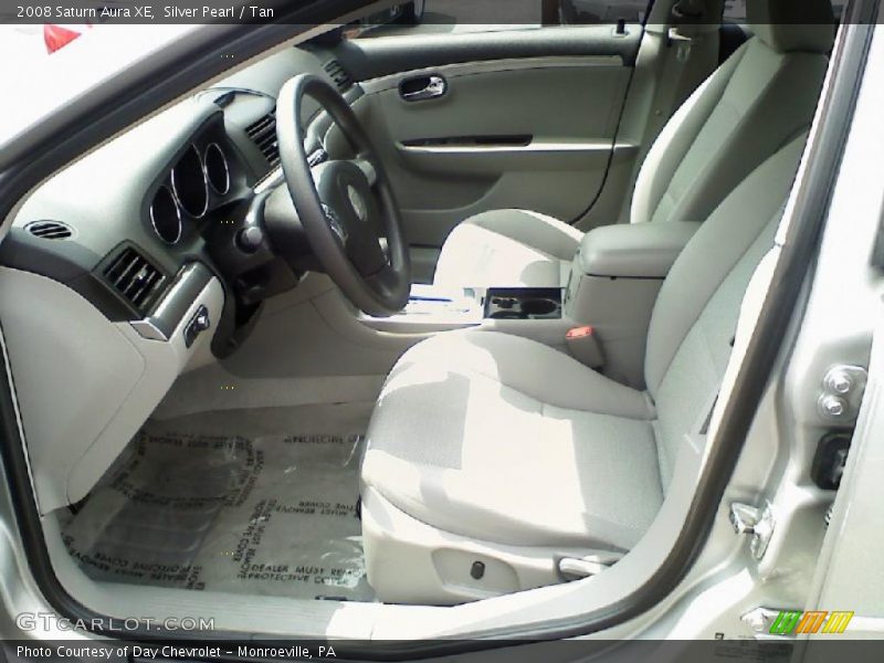 Silver Pearl / Tan 2008 Saturn Aura XE