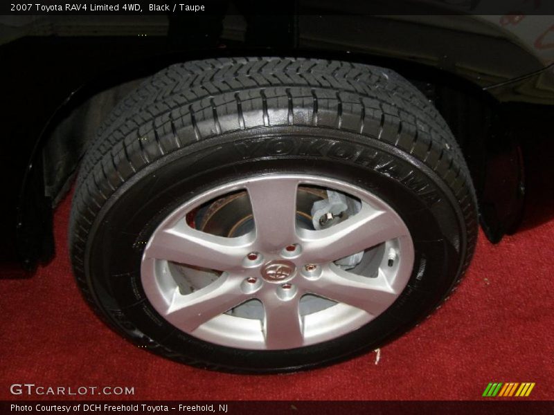 Black / Taupe 2007 Toyota RAV4 Limited 4WD