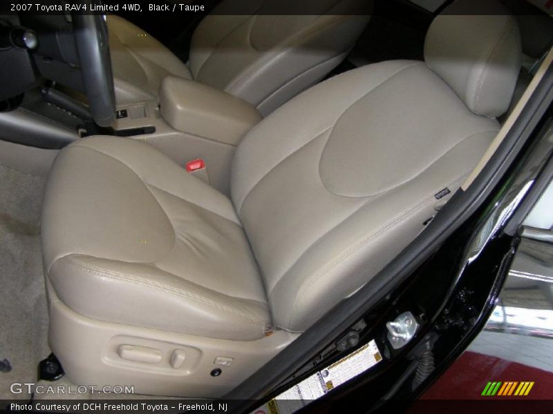 Black / Taupe 2007 Toyota RAV4 Limited 4WD