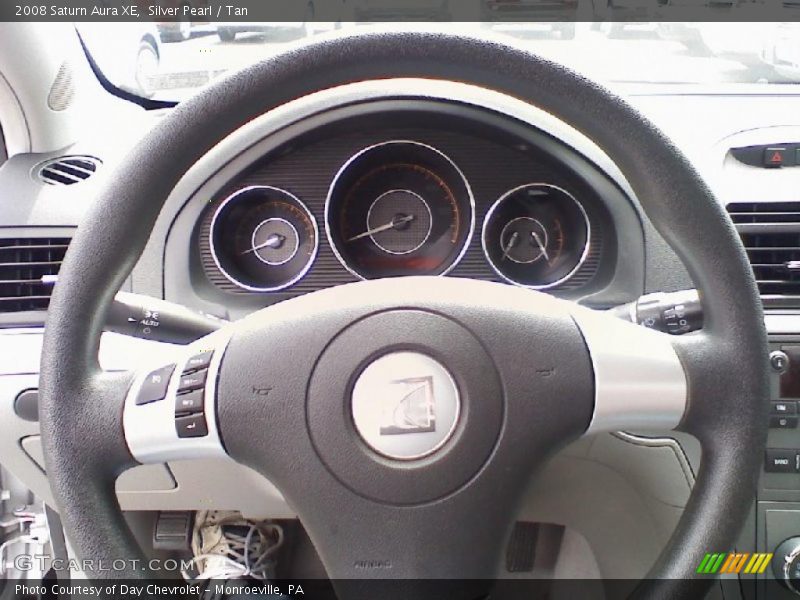 Silver Pearl / Tan 2008 Saturn Aura XE