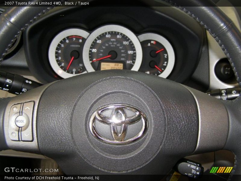 Black / Taupe 2007 Toyota RAV4 Limited 4WD