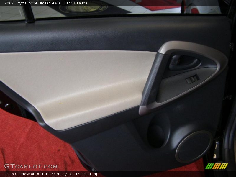 Black / Taupe 2007 Toyota RAV4 Limited 4WD