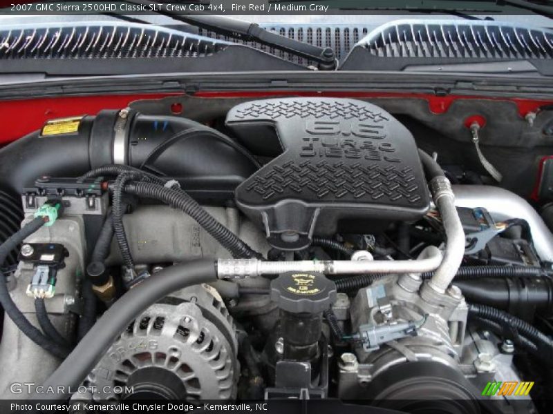 Fire Red / Medium Gray 2007 GMC Sierra 2500HD Classic SLT Crew Cab 4x4
