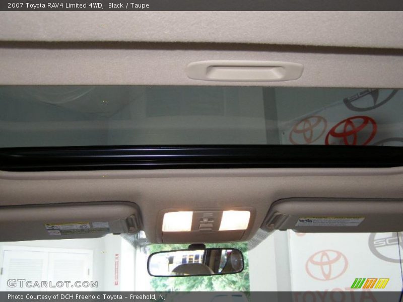Black / Taupe 2007 Toyota RAV4 Limited 4WD