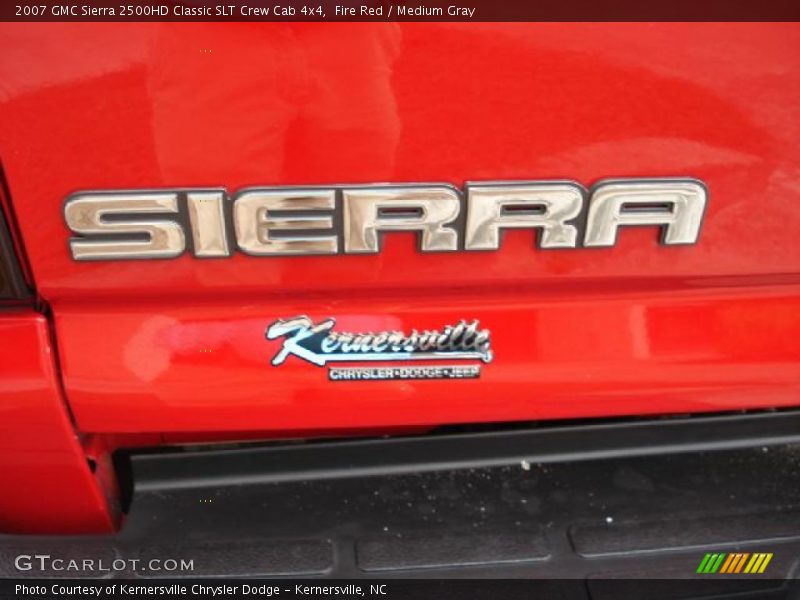 Fire Red / Medium Gray 2007 GMC Sierra 2500HD Classic SLT Crew Cab 4x4