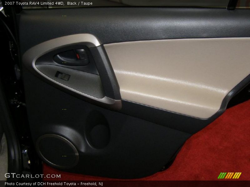 Black / Taupe 2007 Toyota RAV4 Limited 4WD