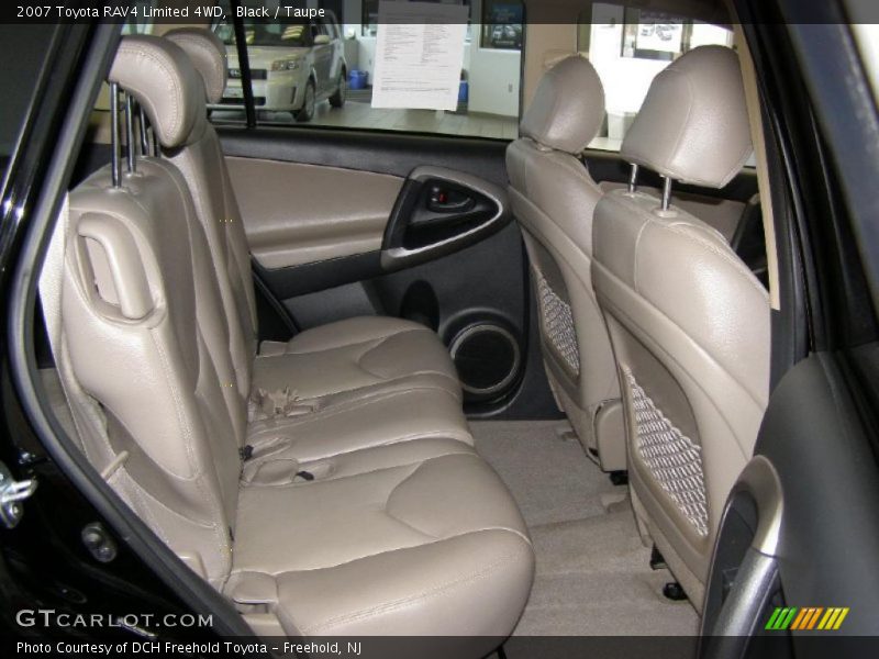 Black / Taupe 2007 Toyota RAV4 Limited 4WD