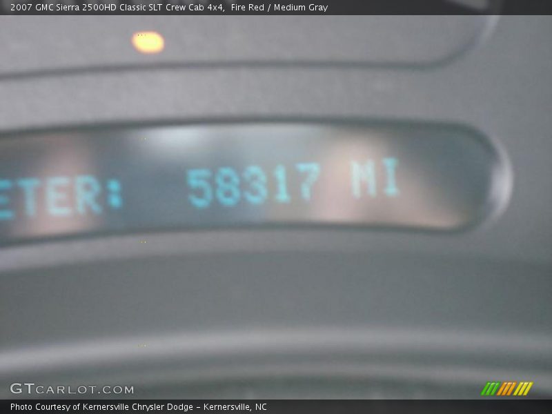 Fire Red / Medium Gray 2007 GMC Sierra 2500HD Classic SLT Crew Cab 4x4