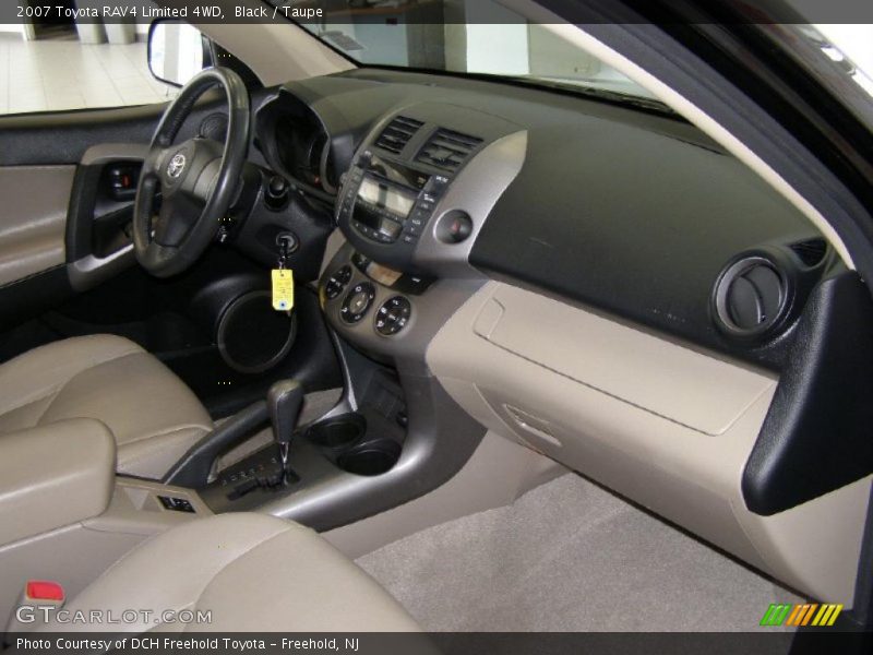 Black / Taupe 2007 Toyota RAV4 Limited 4WD