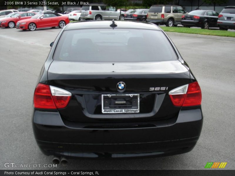 Jet Black / Black 2006 BMW 3 Series 325i Sedan