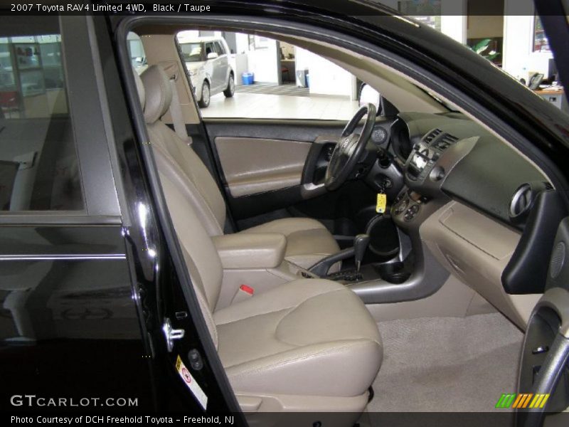 Black / Taupe 2007 Toyota RAV4 Limited 4WD