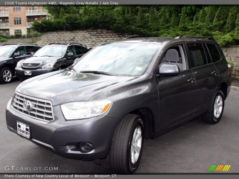 Magnetic Gray Metallic / Ash Gray 2008 Toyota Highlander 4WD