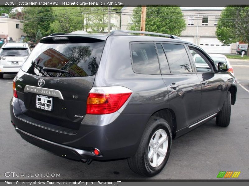 Magnetic Gray Metallic / Ash Gray 2008 Toyota Highlander 4WD