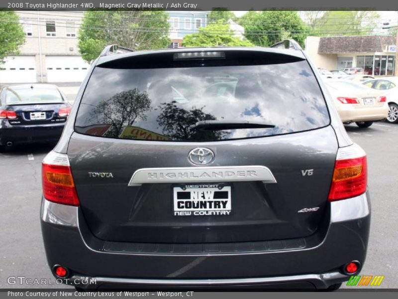 Magnetic Gray Metallic / Ash Gray 2008 Toyota Highlander 4WD