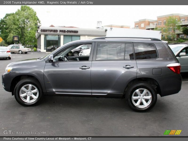 Magnetic Gray Metallic / Ash Gray 2008 Toyota Highlander 4WD