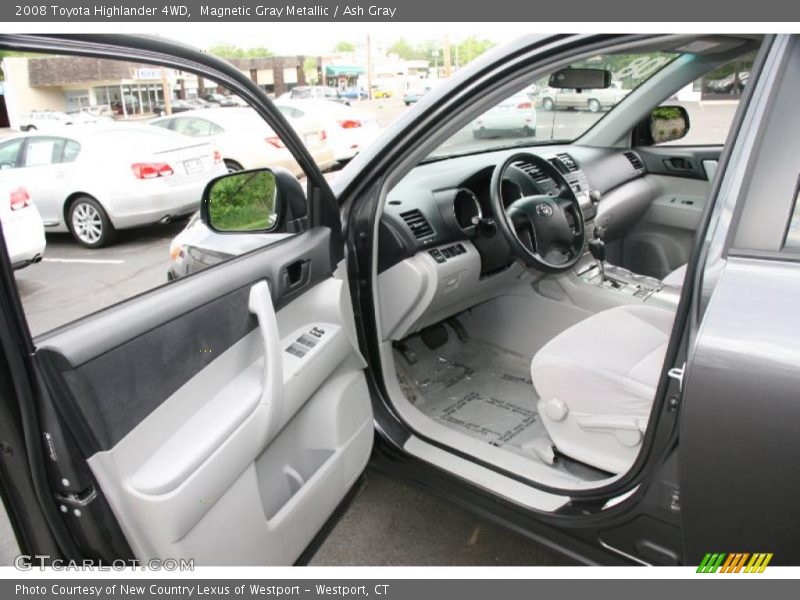 Magnetic Gray Metallic / Ash Gray 2008 Toyota Highlander 4WD