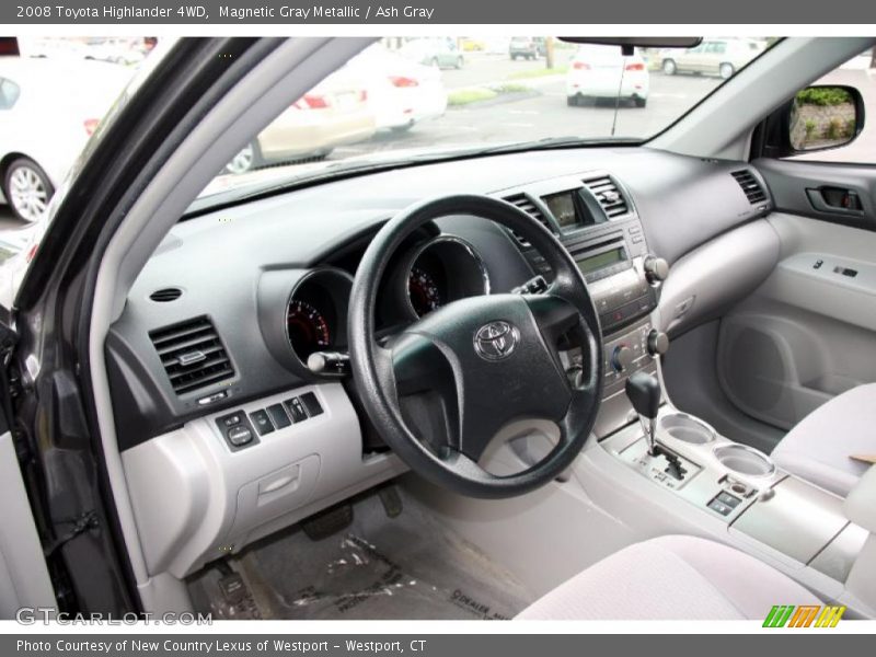 Magnetic Gray Metallic / Ash Gray 2008 Toyota Highlander 4WD