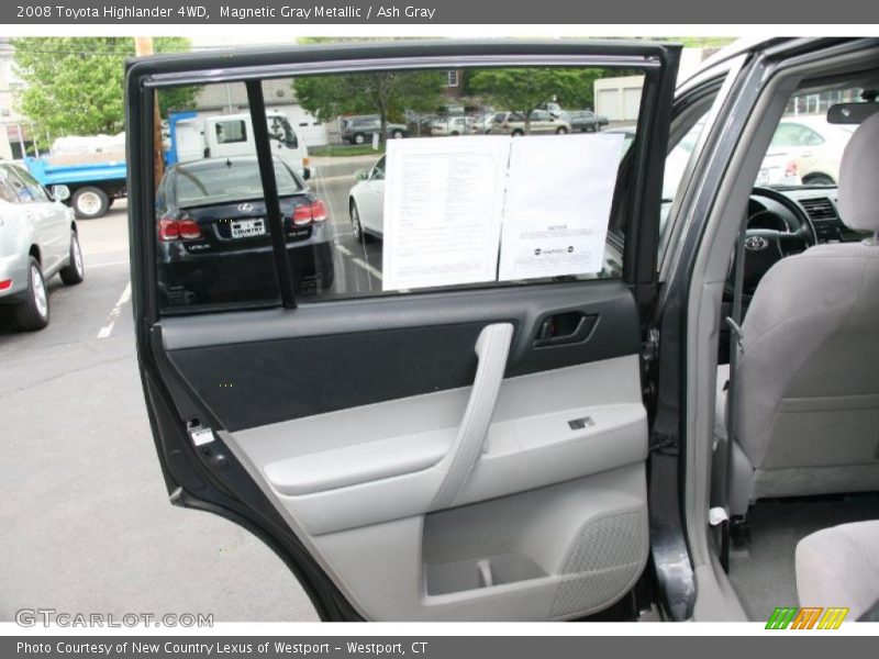 Magnetic Gray Metallic / Ash Gray 2008 Toyota Highlander 4WD