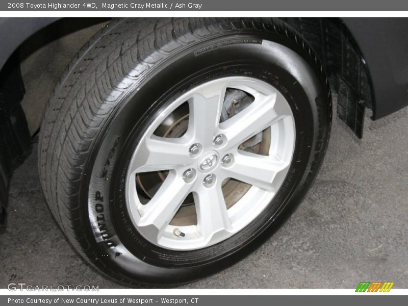 Magnetic Gray Metallic / Ash Gray 2008 Toyota Highlander 4WD