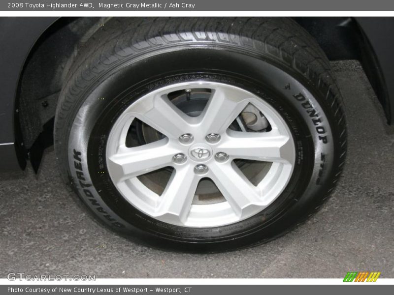 Magnetic Gray Metallic / Ash Gray 2008 Toyota Highlander 4WD
