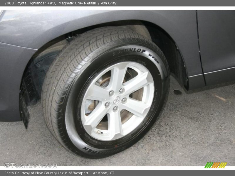 Magnetic Gray Metallic / Ash Gray 2008 Toyota Highlander 4WD