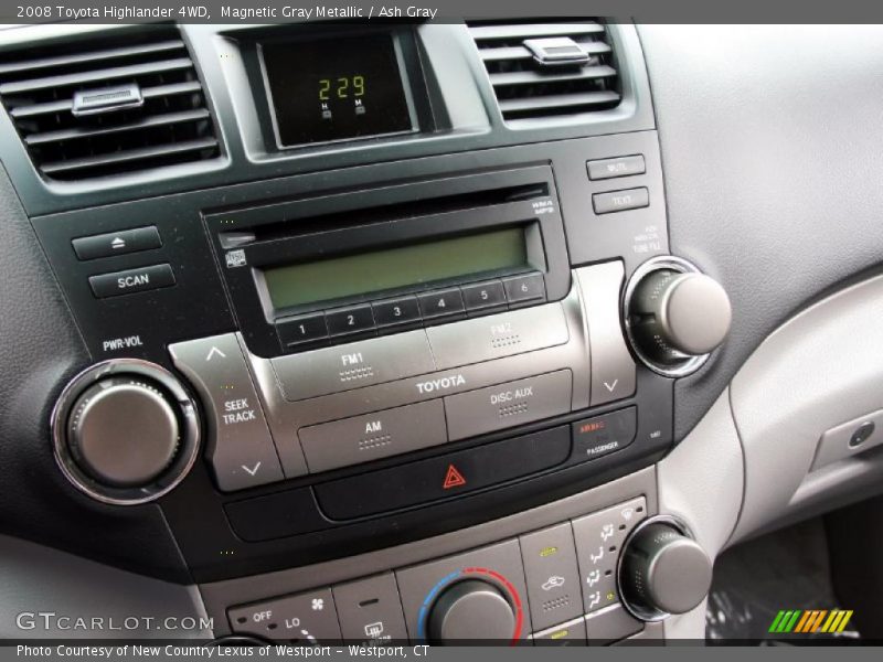Magnetic Gray Metallic / Ash Gray 2008 Toyota Highlander 4WD