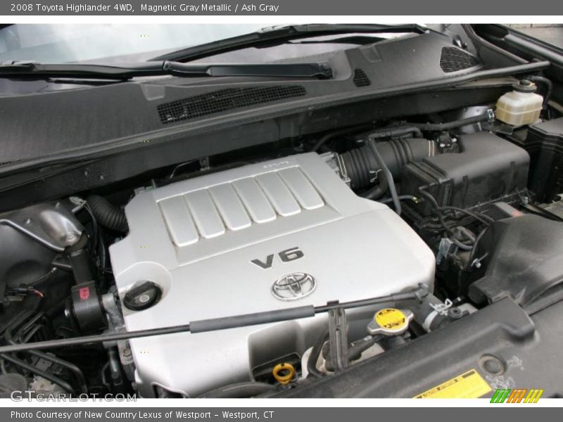 Magnetic Gray Metallic / Ash Gray 2008 Toyota Highlander 4WD